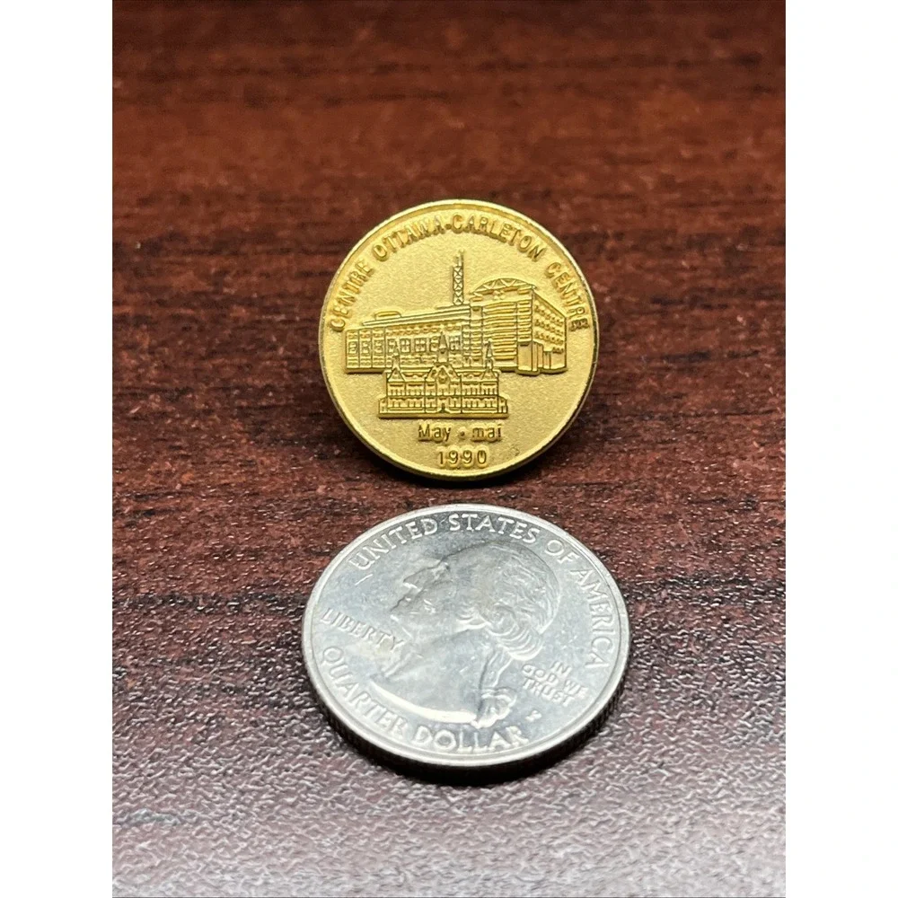 1990 Ottawa Carleton‎ Center Canada Lapel Hat Pin